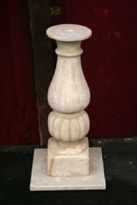 Antique marble table base. 1800s era.